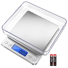 Digital Gram Scale .01 Gram Accuracy, 500g Small Jewelry Scale, Mini Kitchen ...