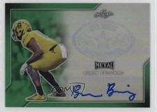 2017 Leaf Metal US Army All-American Bowl 7/10 Baron Browning #BA-BB2 Auto 8gd