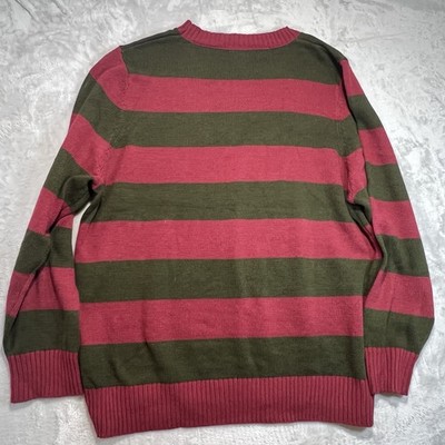 Freddy Krueger Sweater Nightmare On Elm Street Spirit Halloween Men s 2XL