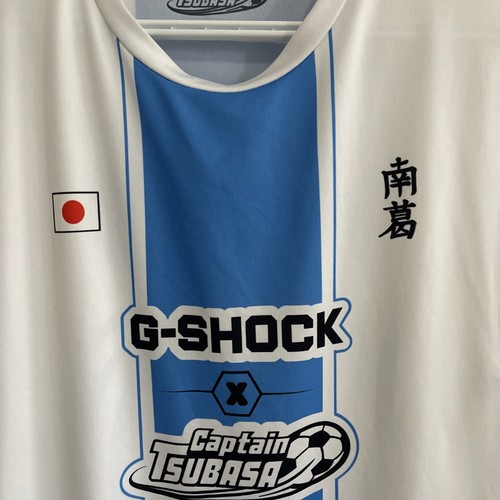 Rare Casio G-Shock X Captain Tsubasa Not For Resale Promo Soccer Jersey Size XL - Picture 3 of 12