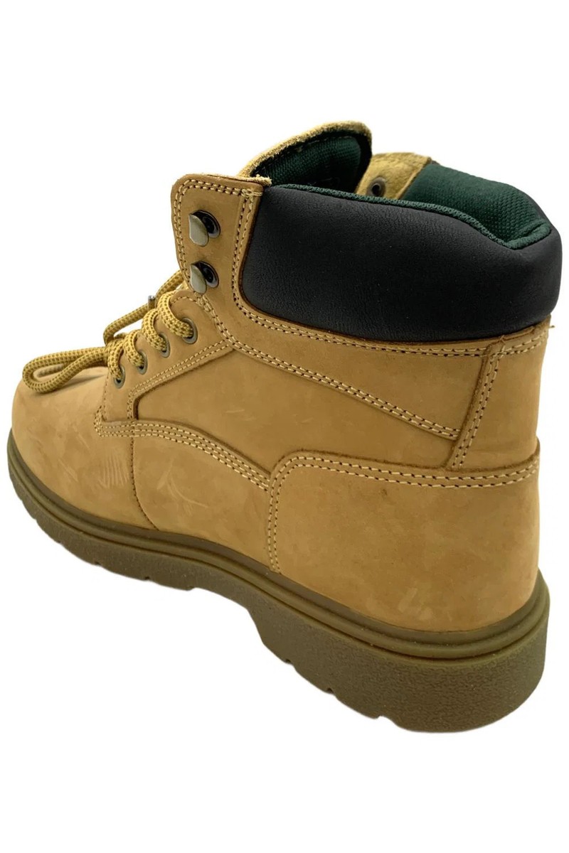 Wolverine Men's Carlsbad Waterproof 6" Steel Toe Work Boot Wheat View 3