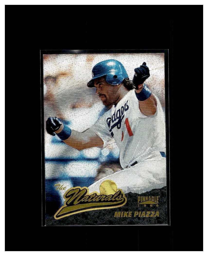 1996 Pinnacle - Starburst Mike Piazza #65 Los Angeles Dodgers HOF