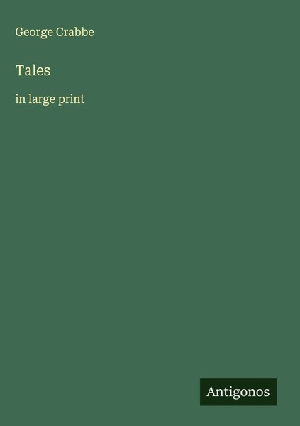 George Crabbe | Tales | Buch | Englisch (2025) | In Large Print-image