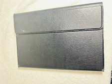 Fintie Keyboard Folio Case Black Gray Synthetic Leather Bluetooth Keyboard Stand