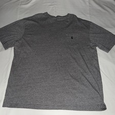 Polo Ralph Lauren Men's Short Sleeve T-Shirt 100 Cotton, Size 2XL Gray