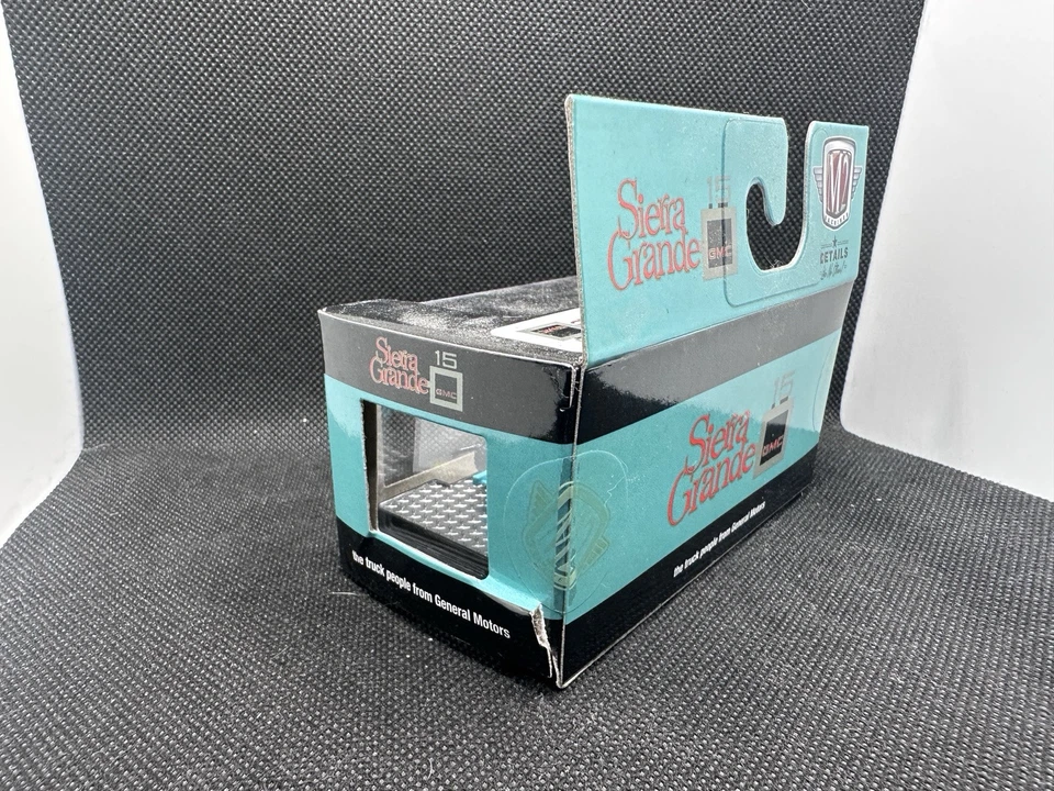 M2 MACHINES 1976 GMC SIERRA GRANDE 15 - CUSTOM BLACK / TEAL - Image 4 of 4