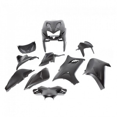 Verkleidungsset dmp für Yamaha Aerox Nitro matt schwarz