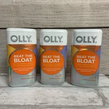 3 Olly Beat The Bloat Digestive Enzymes Capsule - 25ea 01/26+ New