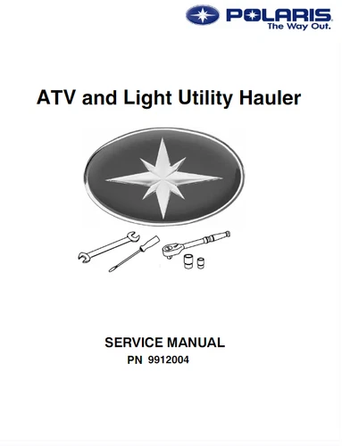 1985-1995 Polaris Atv Service Manual Repair All Models