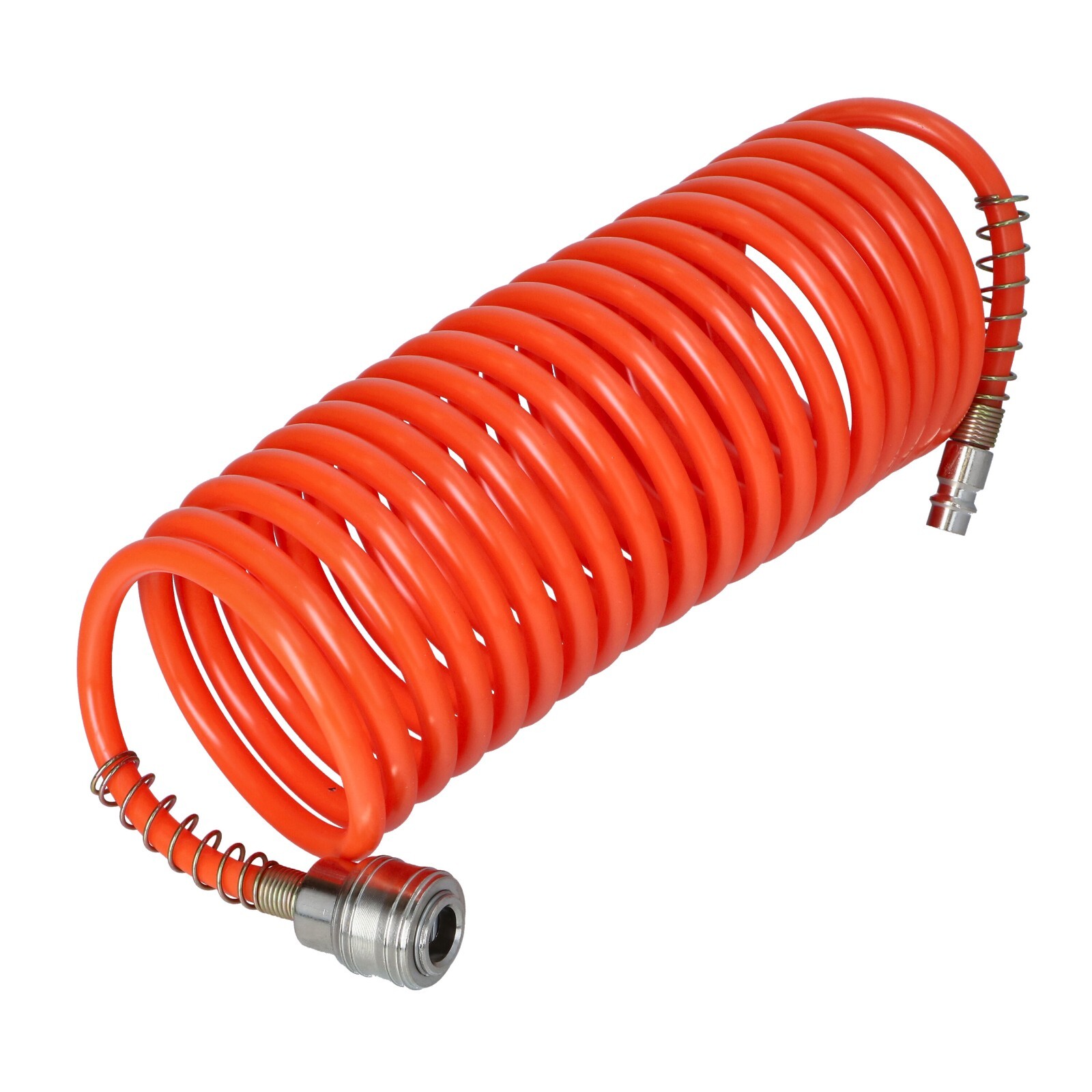 Txuzong 6m Druckluftschlauch Einziehbar - Spiralschlauch 1/4 AG Für Kompressoren Mit Stecker