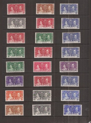KGVI 1937 CORONATION 56 SETS MH - Picture 3 of 14
