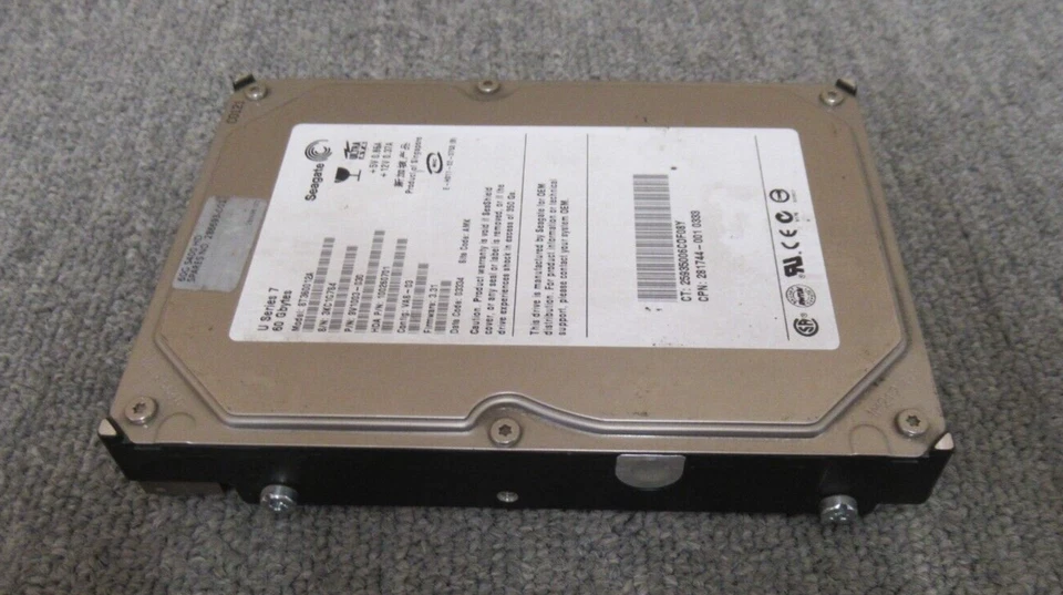 Seagate ST360012A U7 60GB 5400RPM ATA-100 1MB 3.5" Internal Hard Drive - Image 2 of 4