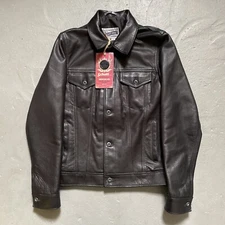 Schott Bros 120 Cowhide Pebbled Leather Type III 3 Trucker Work Jacket S NWT?