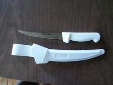 DEXTER RUSSELL 6" CURVED BONING KNIFE WITH SCABBARD FISH HUNT