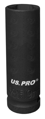 BERGEN-US-PRO-Deep-Impact-Socket-19mm-1-2-034-Drive-19mm-6-Point
