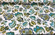 Anu Cliffside Linen Rayon Mill Creek Swavelle Jacobean Floral Fabric By The Yard