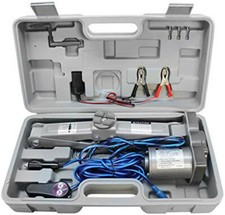 1 Ton Electric Scissor 12v Auto Car Jack Lift - 2200lb Shop Equipment