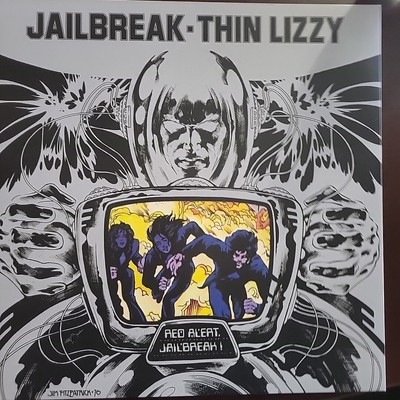 Jailbreak By Thin Lizzy. 2011 Reissue. Remastered. Grey Vinyl. 180g