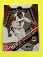 2019-20 Panini Mosaic Paul George Will To Win #18 Los Angeles Clippers (F)