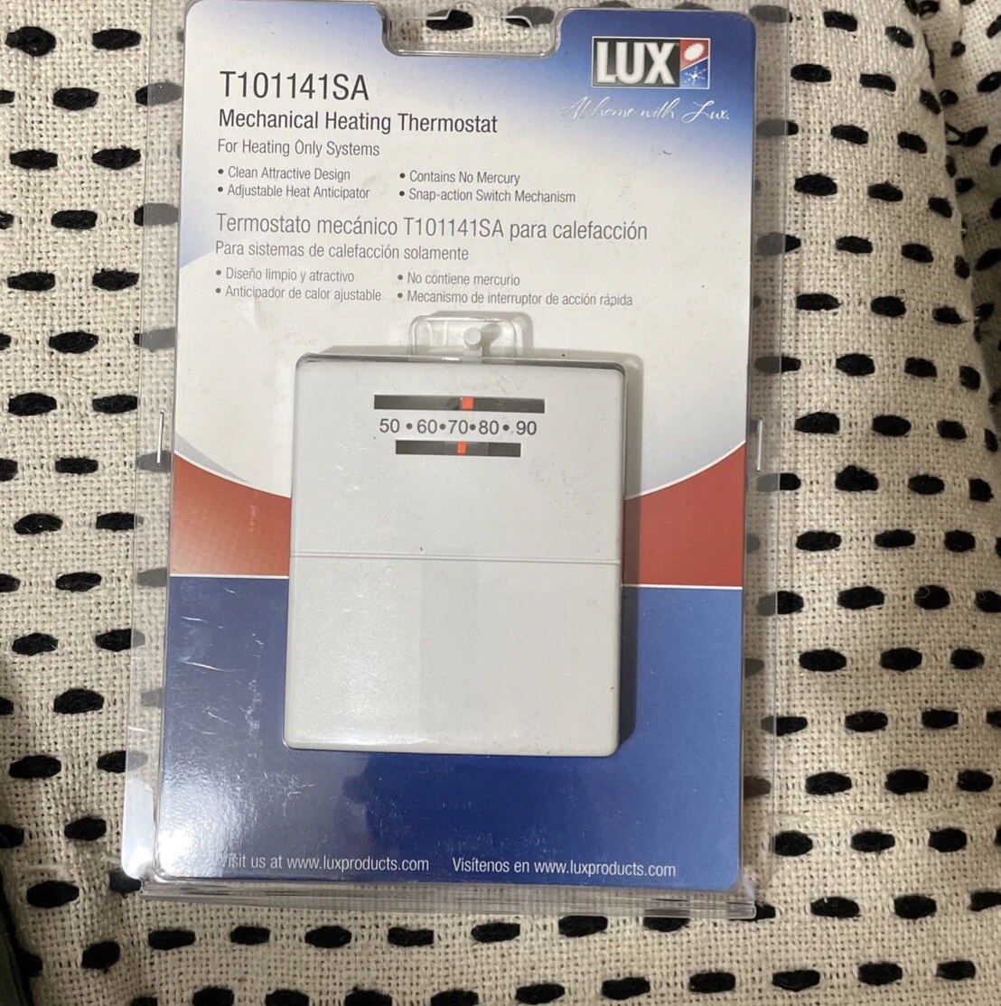 LUX Products T101141SA Heating Only Mechanical Thermostat | eBay