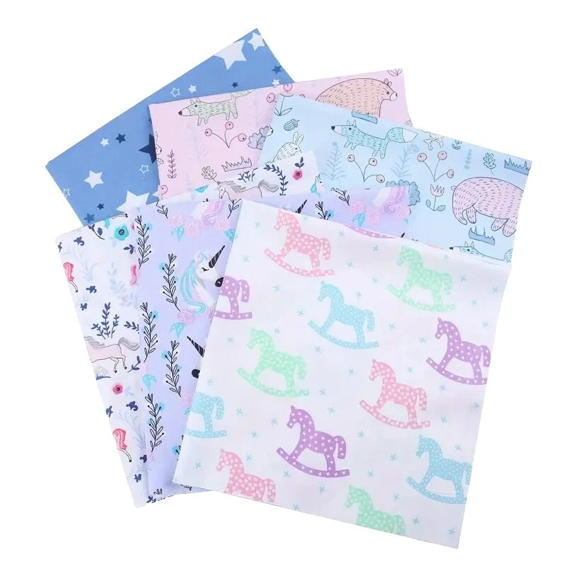 Ткани для рукоделия хлопчатобумажные квадраты для детской/детского рукоделия