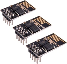 Hiletgo 3Pcs ESP8266 ESP-01 Serial Wifi Wireless Transceiver Wireless Module Dev