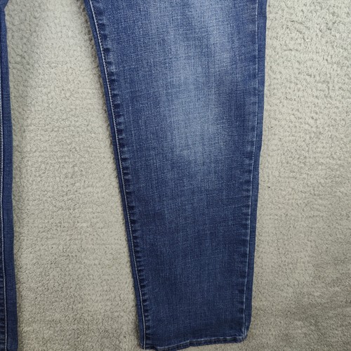 Pantalones de mezclilla Levis para mujer 32x32 etiqueta 32x30,5 adelgazantes reales rectos ajustados lavado medio - Imagen 5 de 16