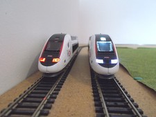 NEW éclairage inversé BLANC & ROUGE ANALOGIQUE POUR TGV INOUI MEHANO neuf