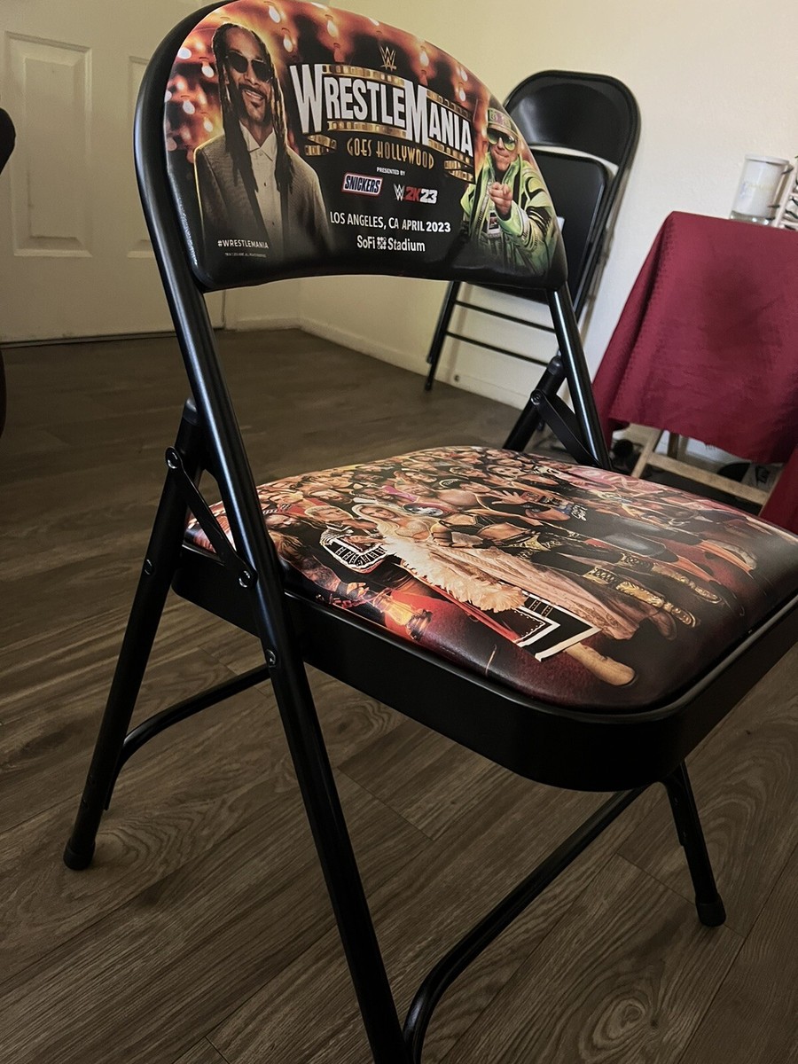 Rare Wrestlemania 39 Floor Chair | eBay