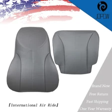 Fit For International Air Ride Seat Cover- Driver Backrest And Bottom Combo-Gray