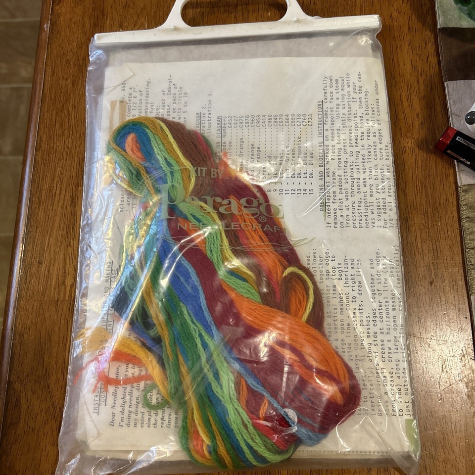 Vintage Paragon Needlecraft Sylvia Sidney CONFETTI EYEGLASS CASE