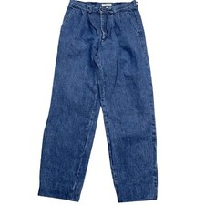 Georges Marciano Guess Jeans Women 29W Blue Pleat High Waist Mom USA VTG