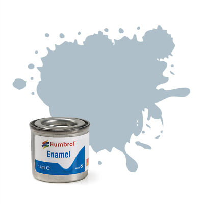 Humbrol No.127 US Ghost Grey Satin Finish Emaillelack 14 ml Tinlet
