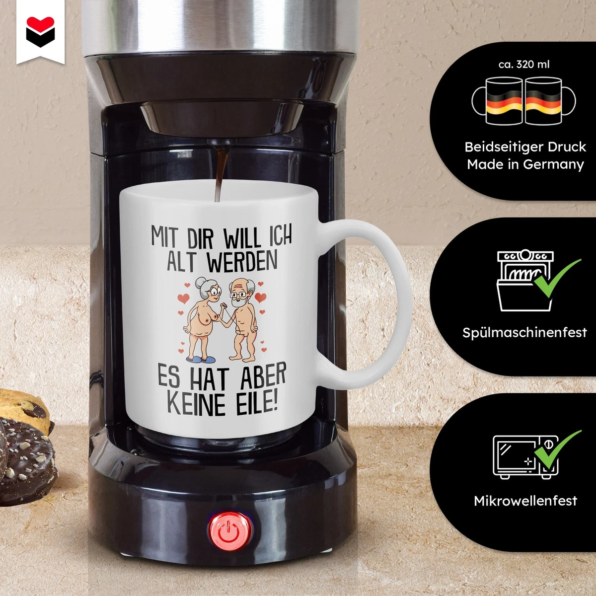 Jahrestag Geschenk Tasse Hochzeitstag Mann Frau Freund Ehemann Ehefrau Freundin