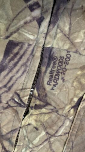 Pella Realtree Hardwoods 20-200 Camo Hooded Jacket Mens M Reg Full Zip - Picture 6 of 12