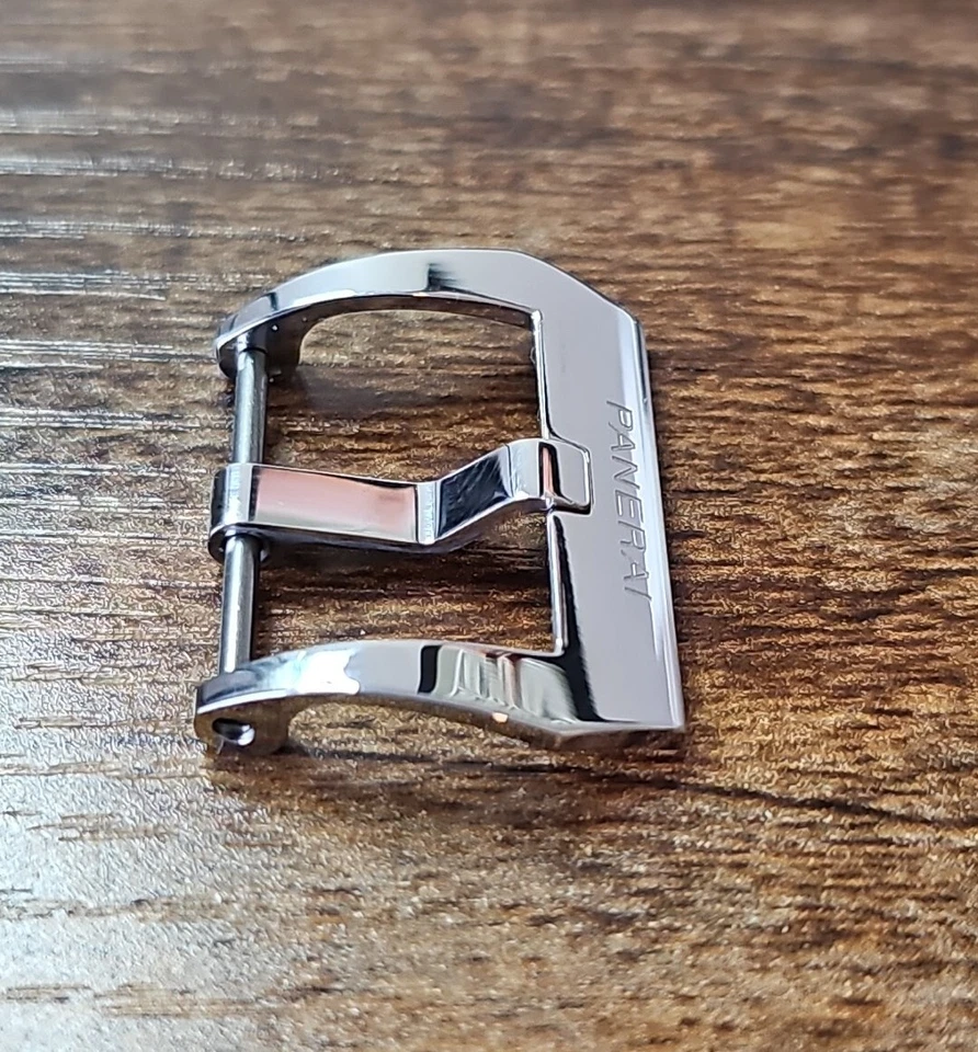 PANERAI WATCH OEM POLISHED STAINLESS STEEL TANG BUCKLE 22MM PAV00625 - Image 4 of 4
