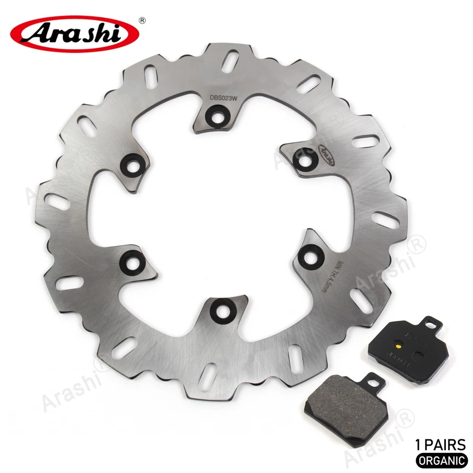 Rotor de disco de freno trasero 245 mm + pastillas de freno orgánicas para Ducati SPORT 750 2001 2002 Foto 2 de 4