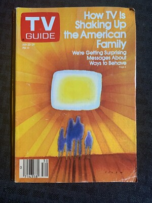 1988 July 23-29 TV GUIDE Magazine VG+ 4.5 Shaking Up The American Family