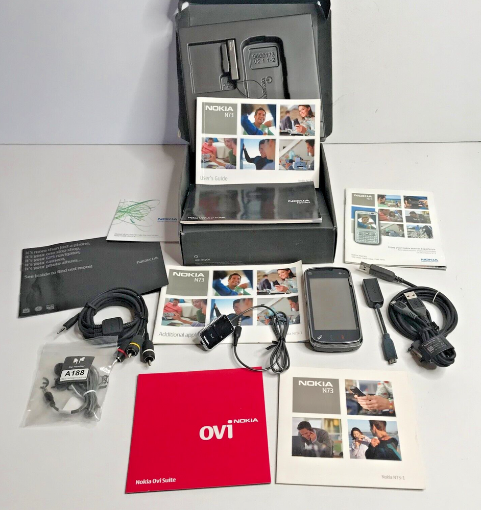 Nokia N Series N97 Mobile Phone & Accessories in Original Box ( FOR PARTS ONLY )