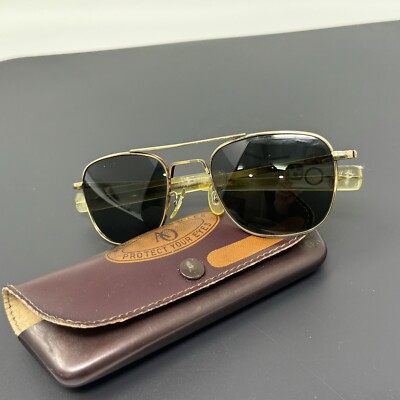 American Optical 5 1/2 Gold Filled 12K GF Vintage Aviator