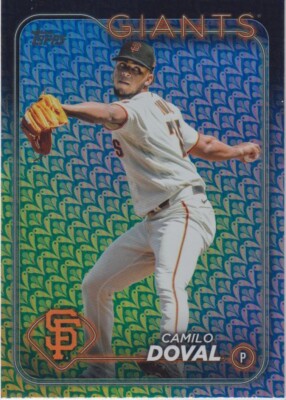 2024 Camilo Doval Topps Series One Holiday Foil SP