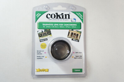 Cokin 10444 Telephoto Attachment Lens For Camcorders 37mm/30.5mm/30mm/27mm/25mm