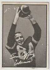 1961 Topps CFL Tommy Joe Coffey Card #33 Edmonton Eskimos West Texas State
