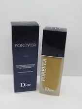 CHRISTIAN DIOR FOREVER SKIN CARING FOUNDATION SPF 35 4WO  1 OZ BOXED *DETAILS*
