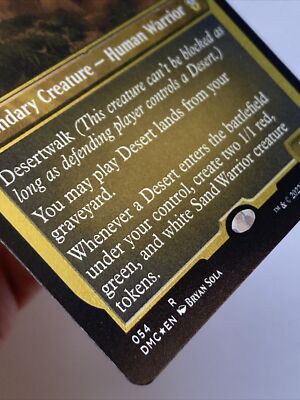 MTG Hazezon, Shaper of Sand *FOIL ETCHED* Commander: Dominaria