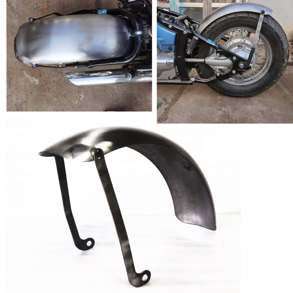 Motorcycle Rear Steel Fender Kit For Yamaha Dragstar 400 650