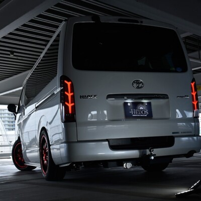 HELIOS LED Sequential Tail Lamp Light LH RH Set White x Red for