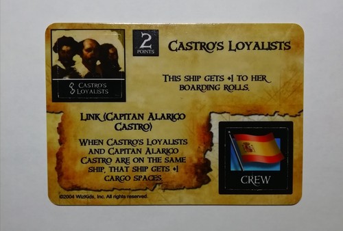 Carte Pirates Of The Spanish Main - Les Fidèles De Castro, Occasion