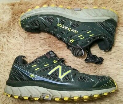 New Balance 610 V4 Grey Yellow Trail Running Shoes Women's Sz 8 All Terrain AT | eBay