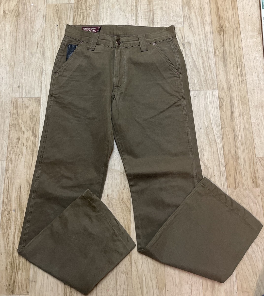 Marlboro Classics Brown Casual Pants Men's W32L34 | eBay